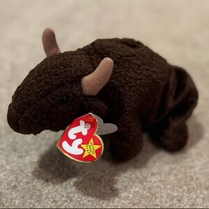 NWT, Vintage 1998 ‘Roam’ the Buffalo Beanie Baby by Ty Inc.